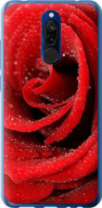 Чехол на Xiaomi Redmi 8 Красная роза 529u-1806 (Красный)