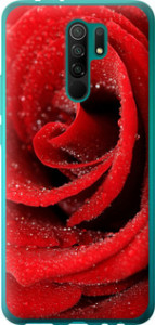 Чехол на Xiaomi Redmi 9 Красная роза 529u-2019 (Красный)