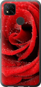 Чехол на Xiaomi Redmi 9C Красная роза 529u-2035 (Красный)