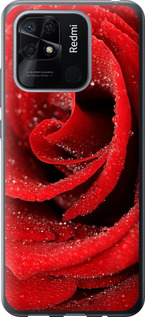 Чохол на Xiaomi Redmi 10C Червона троянда 529u-2591 (Червоний)