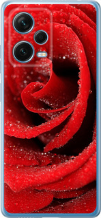 Чохол на Xiaomi Redmi Note 12 Pro+ 5G Червона троянда 529u-3612 (Червоний) (Червоний)