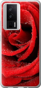 Чехол на Xiaomi Redmi K60 Красная роза 529u-2973 (Красный) для Xiaomi Redmi K60 Pro