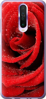 Чехол на Xiaomi Redmi K30 Красная роза 529t-1836 (Красный)