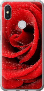 Чехол на Xiaomi Redmi S2 Красная роза 529t-1494 (Красный)