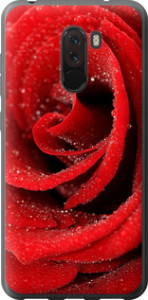 Чехол на Xiaomi Pocophone F1 Красная роза 529t-1556 (Красный)