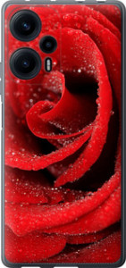 Чехол на Xiaomi Poco F5 Красная роза 529u-3170 (Красный) для Xiaomi Poco F5