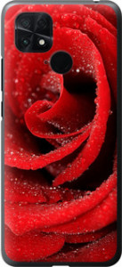 Чехол на Xiaomi Poco C40 Красная роза 529u-2701 (Красный)