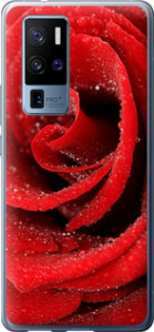 Чехол на Vivo X50 Pro Plus Красная роза 529u-2056 (Красный)
