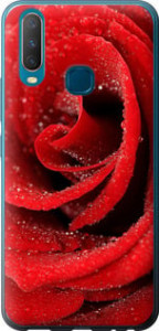 Чехол на Vivo Y17 Красная роза 529u-1447 (Красный) для Vivo Y17