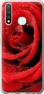 Чехол на Vivo Y19 Красная роза 529u-630 (Красный)