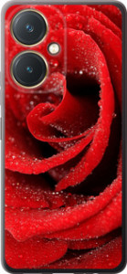 Чехол на Vivo Y27 Красная роза 529u-579 (Красный)