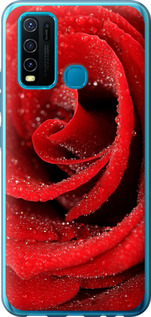 Чехол на Vivo Y30 Красная роза 529u-2154 (Красный)