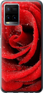 Чехол на Vivo Y33s Красная роза 529u-2643 (Красный)