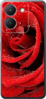 Чохол на Vivo Y36 5G Червона троянда 529u-3135 (Червоний)