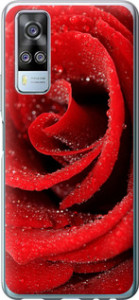 Чехол на Vivo Y51 2020 Красная роза 529u-2241 (Красный)