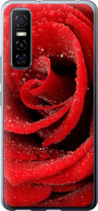 Чехол на Vivo Y73S Красная роза 529u-2159 (Красный)