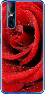 Чехол на Vivo V15 pro Красная роза 529t-1763 (Красный)