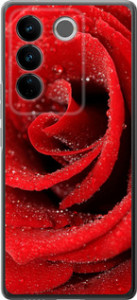 Чехол на Vivo S16 Pro Красная роза 529u-3123 (Красный)