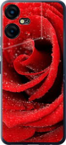 Чехол на Tecno POVA NEO 3 Красная роза 529u-3140 (Красный)
