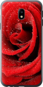 Чехол на Samsung Galaxy J3 (2017) Красная роза 529t-650 (Красный)