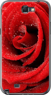 Чохол на Samsung Galaxy Note 2 N7100 Червона троянда 529u-17 (Червоний)