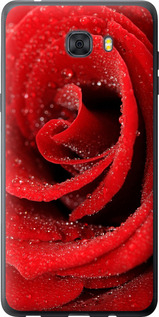 Чехол на Samsung Galaxy C9 Pro Красная роза 529u-720 (Красный)