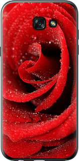 Чехол на Samsung Galaxy A7 (2017) Красная роза 529t-445 (Красный)