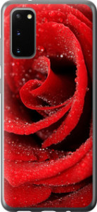 Чехол на Samsung Galaxy S20 Красная роза 529t-1824 (Красный)