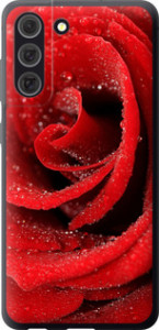 Чехол на Samsung Galaxy S21 FE Красная роза 529u-2302 (Красный)