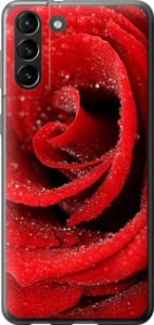 Чехол на Samsung Galaxy S21 Plus Красная роза 529u-2115 (Красный)