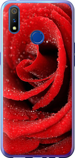 Чехол на Realme 3 Pro Червона троянда 529u-1863 (Червоний)