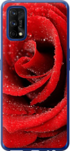 Чехол на Realme 7 Pro Красная роза 529u-2082 (Красный)