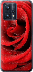 Чехол на Realme 9 Pro Plus Красная роза 529u-2596 (Красный) для Realme 9 Pro+