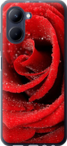 Чехол на Realme C33 Красная роза 529u-2870 (Красный)