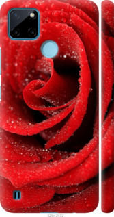 Чехол на Realme C25Y Красная роза 529m-2553 (Красный)