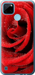 Чехол на Realme C25Y Красная роза 529u-2553 (Красный)