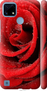 Чехол на Realme C21 Червона троянда 529m-2321 (Червоний)