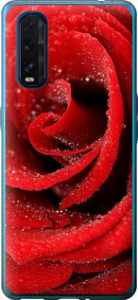 Чехол на Oppo Find X2 Красная роза 529u-1891 (Красный)