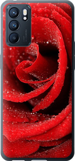 Чохол на Oppo Reno6 5G Червона троянда 529u-2651 (Червоний)