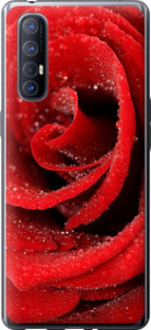 Чехол на Oppo Reno 3 Pro Красная роза 529u-1878 (Красный)
