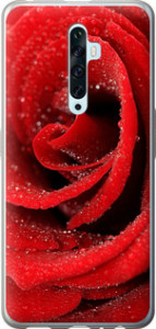 Чехол на Oppo Reno 2Z Красная роза 529u-1867 (Красный)