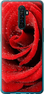 Чехол на Oppo Reno Ace Красная роза 529t-1964 (Красный)