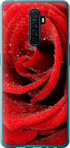 Чехол на Oppo Reno Ace Красная роза 529u-1964 (Красный)