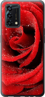 Чехол на Oppo A95 Красная роза 529u-2345 (Красный)