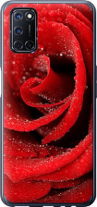 Чехол на Oppo A52 Красная роза 529u-1930 (Красный)