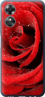 Чехол на Oppo A17 Красная роза 529u-2954 (Красный)