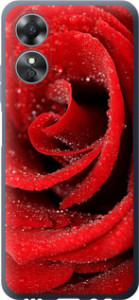 Чехол на Oppo A17 Красная роза 529u-2954 (Красный)