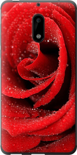 Чехол на Nokia 6 Красная роза 529u-898 (Красный)