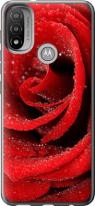 Чехол на Motorola E20 Красная роза 529u-2509 (Красный)