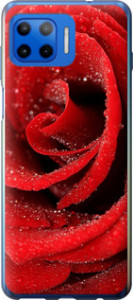 Чехол на Motorola Moto G Plus Красная роза 529u-2202 (Красный)